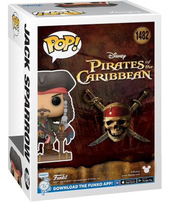 Figura Funko Pop Jack Sparrow 1482 - Disney Piratas del Caribe - Edición Especial Capitán Legendario