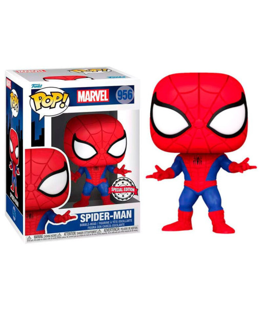 Figura Funko Pop Spider-Man 956 - Marvel - El Amistoso Vecino de Nueva York - Edición Especial
