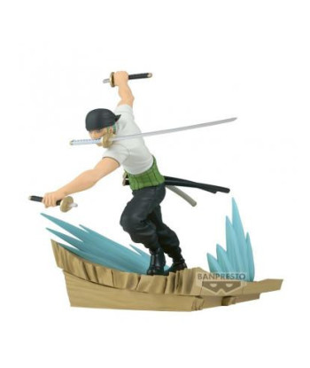 Figura Banpresto Roronoa Zoro 11cm - One Piece - El Tajo del Espadachín Legendario