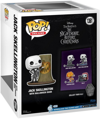Figura Funko Pop Jack Skellington con Árbol de Calabaza 1361 - Disney Pesadilla antes de Navidad - POP! Deluxe