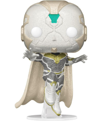 Figura Funko Pop The Vision 824 - Marvel WandaVision - Sintozona Blanco Brillante Diamond Collection