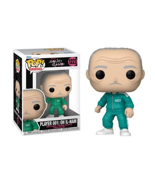 Figura Funko Pop Oh Il-nam 1223 - El Juego del Calamar - El Enigmático Jugador 001