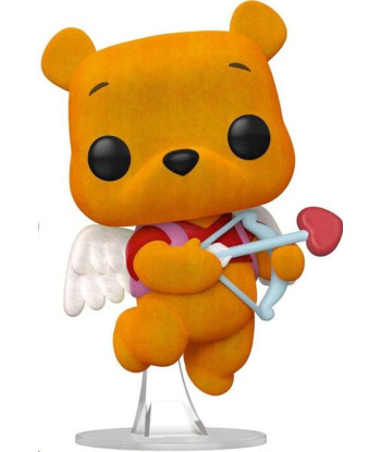 Figura Funko Pop Winnie the Pooh San Valentín 1008 - Disney Winnie the Pooh - Edición Especial Flocked con Corazón