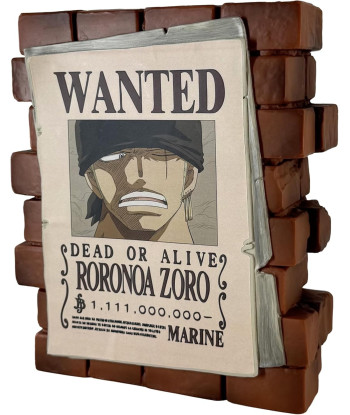 HUCHA WANTED ZORO ONE PIECE