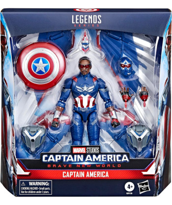 Figura Hasbro Captain America Brave New World - Sam Wilson Marvel Legends - El Centinela de la Libertad 15cm