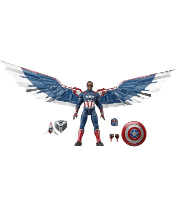 Figura Hasbro Captain America Brave New World - Sam Wilson Marvel Legends - El Centinela de la Libertad 15cm