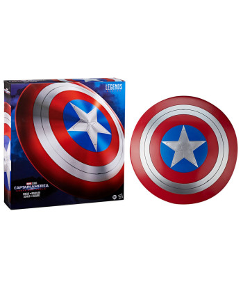 Réplica Hasbro Escudo Capitán América - Marvel Legends Brave New World - Siente el Poder del Vibranium 60cm
