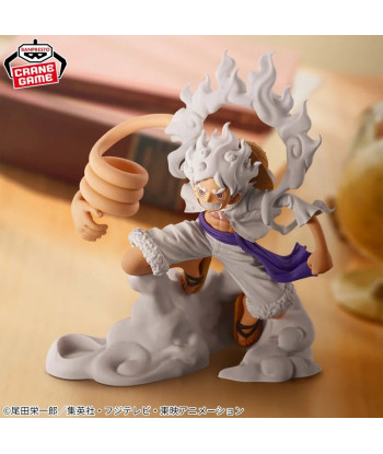 Figura Banpresto Monkey D. Luffy Gear 5 10cm - One Piece - Puñetazo Gigante del Dios del Sol