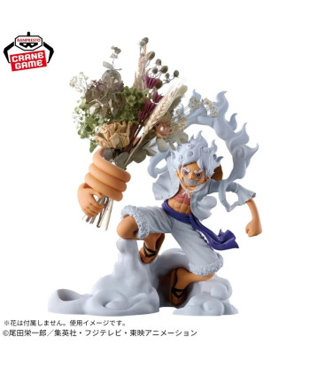 Figura Banpresto Monkey D. Luffy Gear 5 10cm - One Piece - Puñetazo Gigante del Dios del Sol