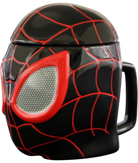 TAZA MILES MORALES SPIDER-MAN MARVEL 3D