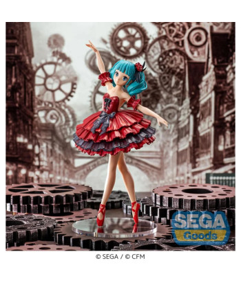 Figura Hatsune Miku Project DIVA MEGA39's 19cm - Star Ballerina - Elegancia en Rojo y Negro