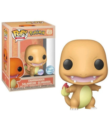 Figura Funko Pop Charmander 455 - Pokémon - Edición Especial Soft Color - El Inicial de Fuego con Tonos Pastel