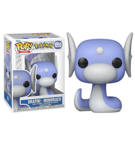 Figura Funko Pop Dratini 1050 - Pokémon - El Dragón más Elegante de la Región de Kanto