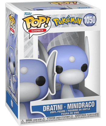Figura Funko Pop Dratini 1050 - Pokémon - El Dragón más Elegante de la Región de Kanto