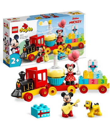LEGO DUPLO Tren de Cumpleaños de Mickey y Minnie