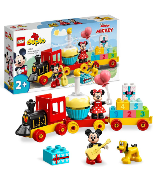 LEGO DUPLO Tren de Cumpleaños de Mickey y Minnie