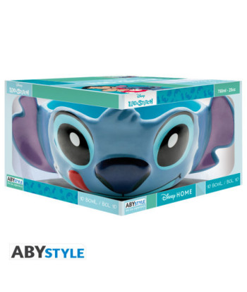 Bol 3D Cabeza de Stitch Lilo & Stitch Disney Cerámica 750 mls