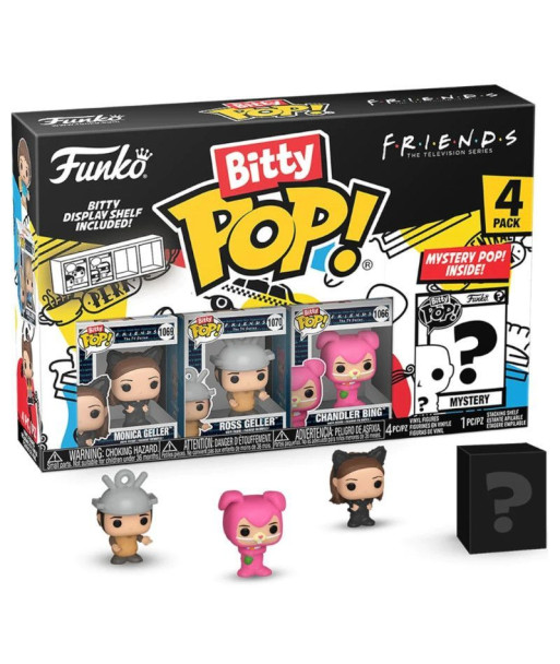 BITTY POP! MÓNICA, ROSS, CHANDLER BING & MISTERY - FRIENDS