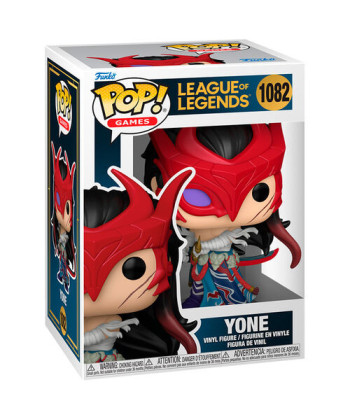 Figura Funko Pop Yone 1082 - League of Legends - El Espadachín de Dos Espadas