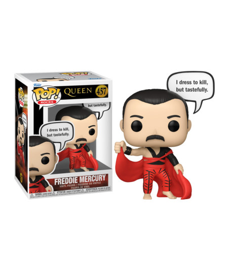 Figura Funko Pop Freddie Mercury 457 - Queen - El Rey de Queen que Viste para Matar
