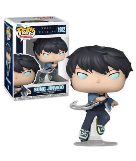 Figura Funko Pop Sung Jinwoo 1982 - Solo Leveling - Cazador de Rango S