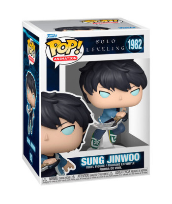 Figura Funko Pop Sung Jinwoo 1982 - Solo Leveling - Cazador de Rango S