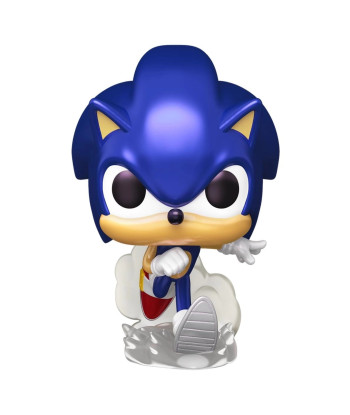 Figura Funko Pop Sonic 1114 - Sonic the Hedgehog - Edición Especial Metallic en Carrera