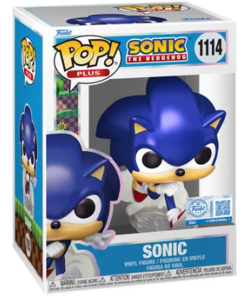 Figura Funko Pop Sonic 1114 - Sonic the Hedgehog - Edición Especial Metallic en Carrera