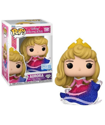 Figura Funko Pop Aurora 1591 - Disney Princess - Diamond Collection Edición Especial
