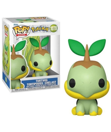 Figura Funko Pop Turtwig 1078 - Pokémon - El Inicial de Tipo Planta de Sinnoh