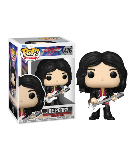 Figura Funko Pop Joe Perry 476 - Rocks - Legendario Guitarrista de Aerosmith
