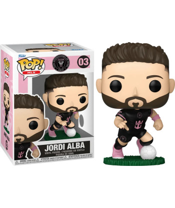 Figura Funko Pop Jordi Alba 03 - MLS Inter Miami - El Lateral más Veloz de las Garzas