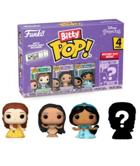 BITTY POP! PEASANT BELLE, POCAHONTAS, JASMINE & MISTERY - DISNEY PRINCESS