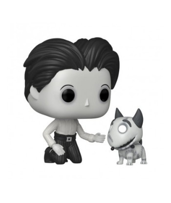Figura Funko Pop Victor with Sparky 2038 - Disney Frankenweenie - Blanco y Negro