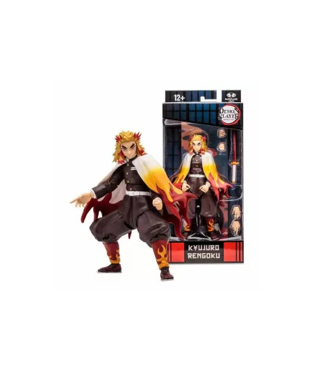 FIGURA ARTICULADA KYOJURO RENGOKU -MCFARLANE- 18CM (DEMON SLAYER)