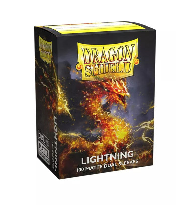 Fundas Standard Dual Matte Lightning Ailia Amarillo (100 fundas) Dragon Shield
