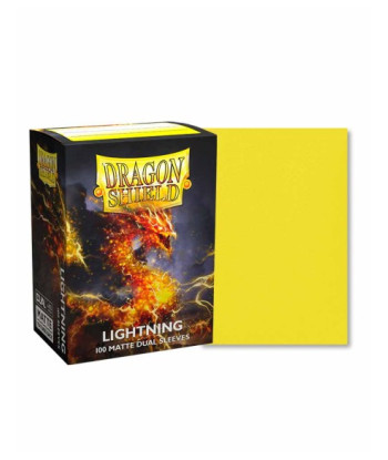 Fundas Standard Dual Matte Lightning Ailia Amarillo (100 fundas) Dragon Shield