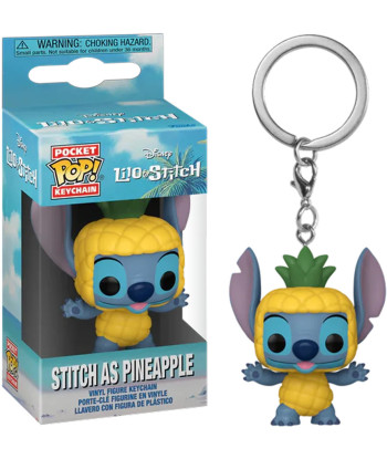 Llavero Pocket Pop Stitch as Pineapple - Disney Lilo & Stitch - ¡El Experimento más Dulce y Tropical!