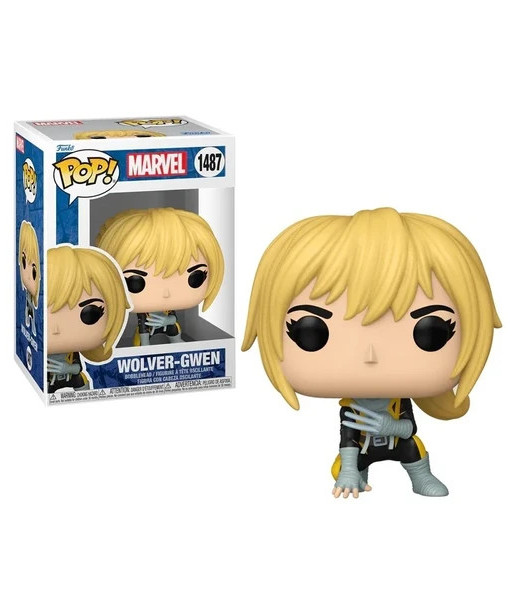 Figura Funko Pop Wolver-Gwen 1487 - Marvel - Garras y Estilo en el Multiverso