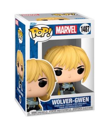 Figura Funko Pop Wolver-Gwen 1487 - Marvel - Garras y Estilo en el Multiverso