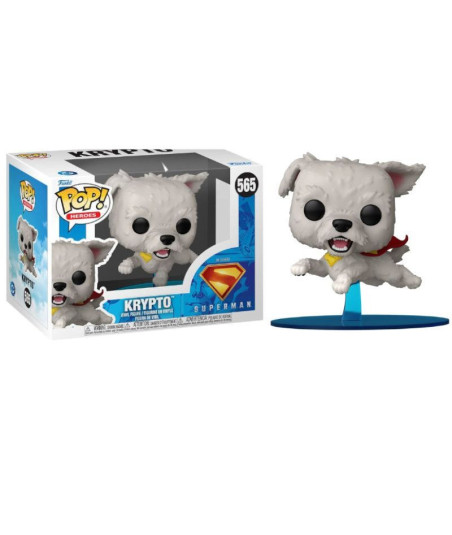 Figura Funko Pop Krypto 565 - DC Superman - El Súper Perro más Leal de Metrópolis