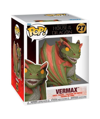Figura Funko Pop Vermax 27 - La Casa del Dragón - El Majestuoso Dragón de Jacaerys Super Sized