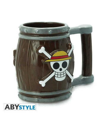 Taza 3D Barril One Piece 350 ml