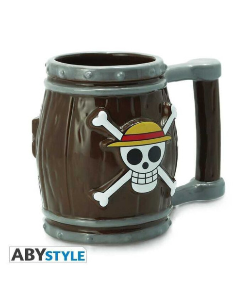 Taza 3D Barril One Piece 350 ml