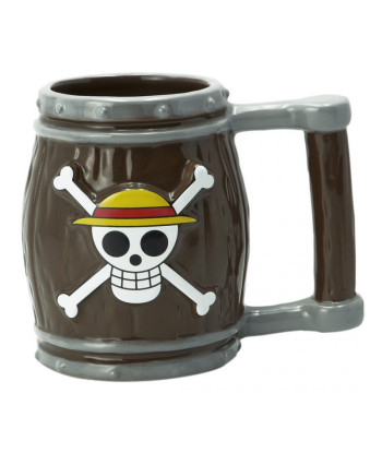Taza 3D Barril One Piece 350 ml