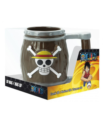 Taza 3D Barril One Piece 350 ml
