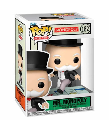 Figura Funko Pop Mr. Monopoly 162 - Monopoly - El Magnate más Rápido del Tablero
