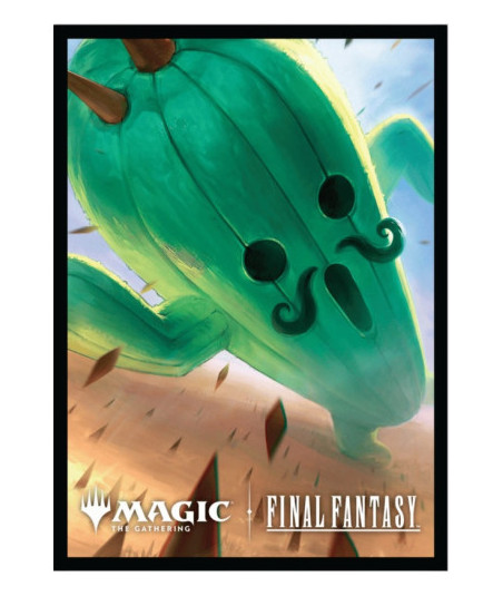 Fundas Standard Commander Final Fantasy Jumbo Cactuar (100) - Ultra Pro Magic The Gathering