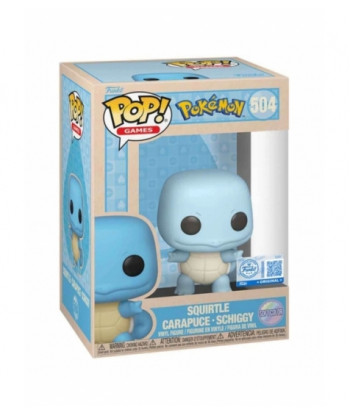 Figura Funko Pop Squirtle 504 - Disney Pokémon - Soft Color Edición Especial