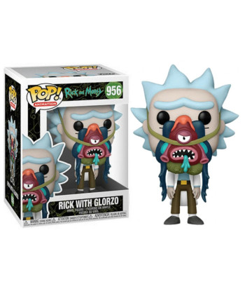 Figura Funko Pop Rick con Glorzo 956 - Rick y Morty - El Científico Controlado por el Parásito